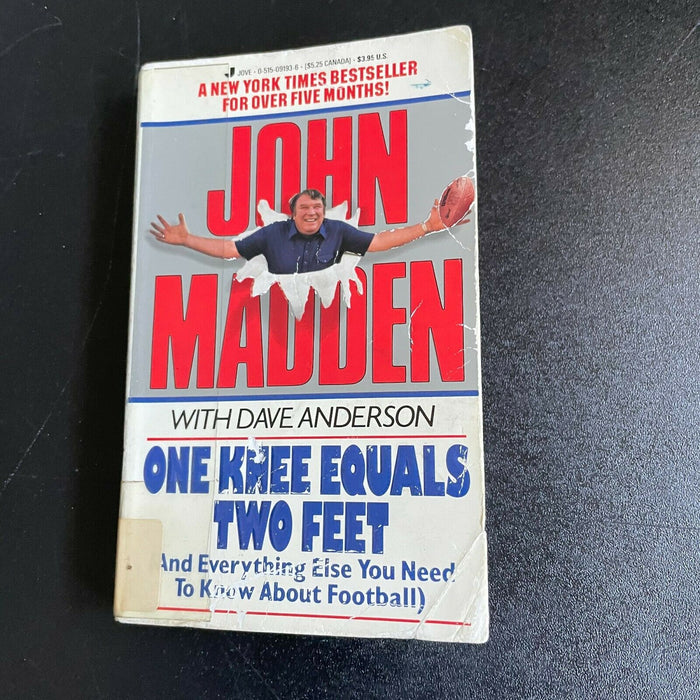 John Madden Signed Autographed Football Book