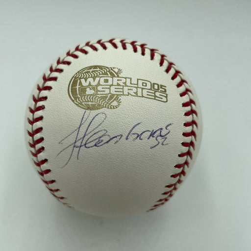 Jose Contreras Signed Official 2005 World Series Baseball With Steiner COA