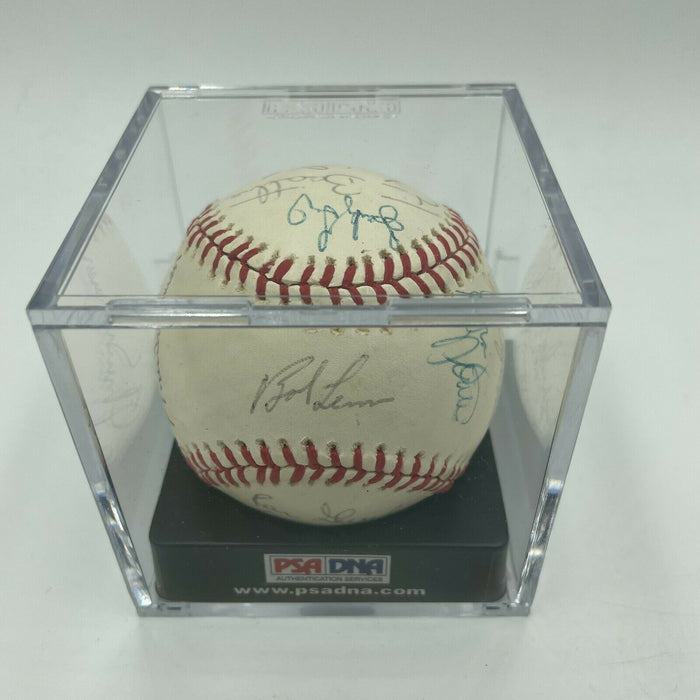 1978 New York Yankees World Series Champs Team Signed Baseball PSA DNA COA