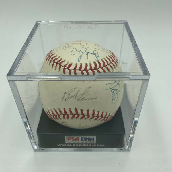 1978 New York Yankees World Series Champs Team Signed Baseball PSA DNA COA