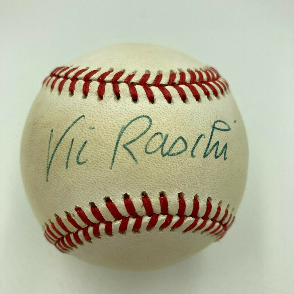 Vic Raschi SIngle Signed Official American League Baseball With JSA COA Rare