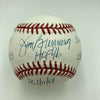 Jim Bunning Signed Heavily Inscribed STAT Major League Baseball PSA DNA COA