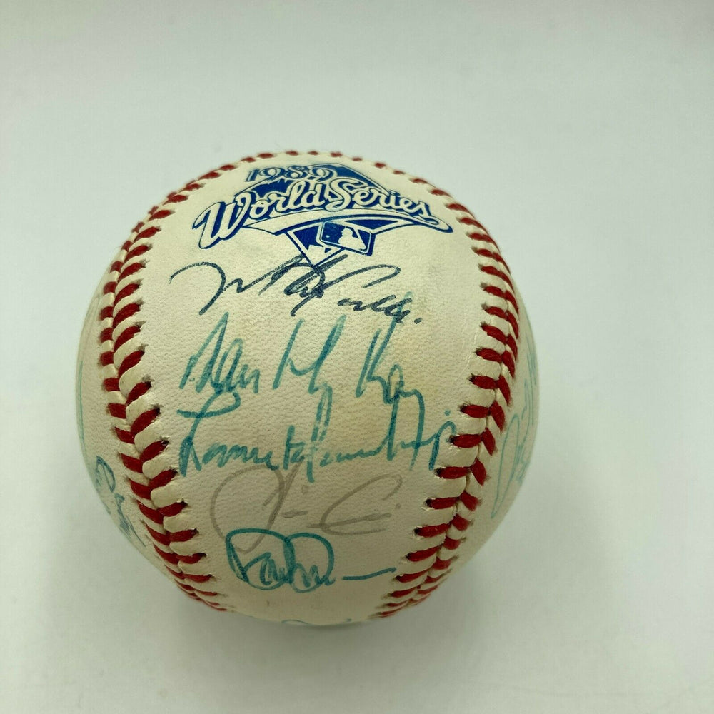 1989 Oakland A's Athletics World Series Champs Team Signed WS Baseball —  Showpieces Sports