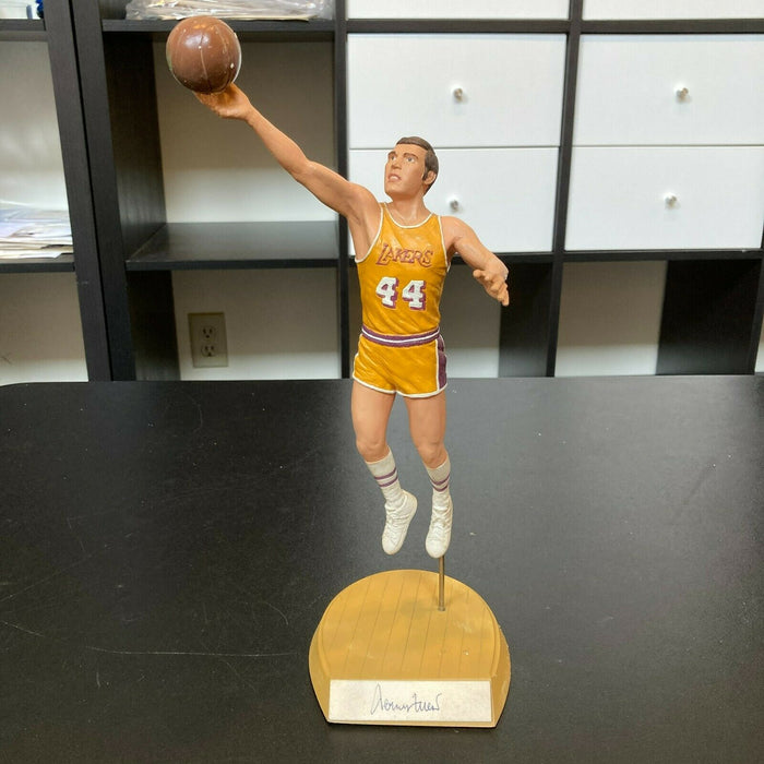 Jerry West Signed Autographed Salvino Statue Action Figure With Box