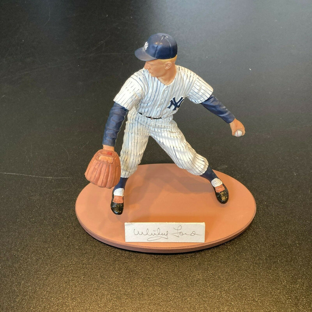 Whitey Ford Signed Autographed Gartlan Statue Action Figure