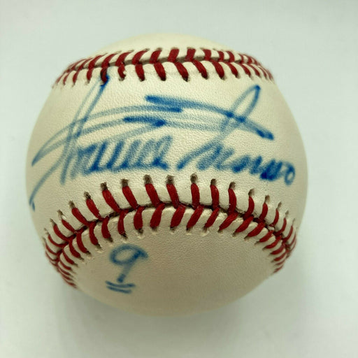 Minnie Minoso "#9" Hall Of Fame Signed American League Baseball JSA COA