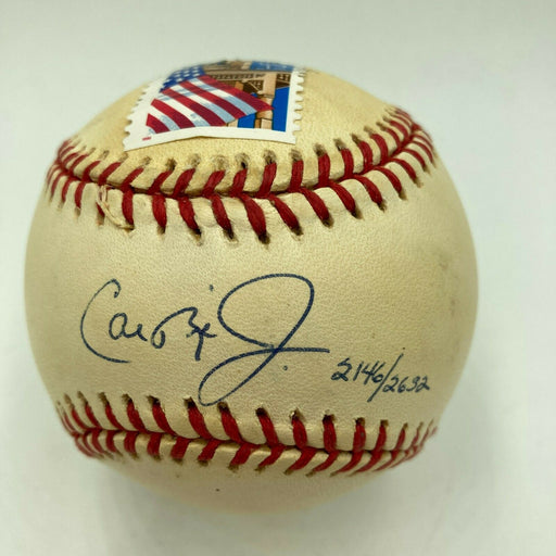 Cal Ripken Jr. 2632 Consecutive Game Signed Commemorative Baseball JSA COA
