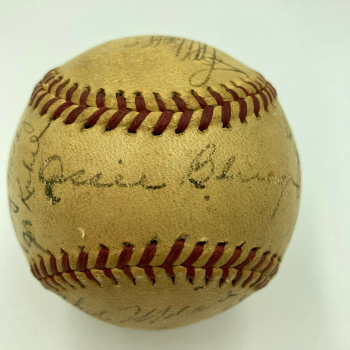 1946 Washington Senators Team Signed American League Baseball