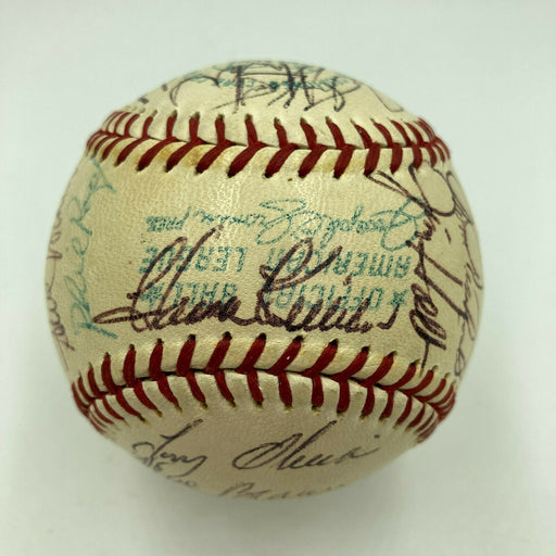 1971 Minnesota Twins Team Signed Official National League Baseball With JSA COA