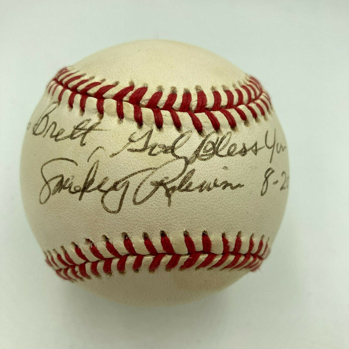 Smokey Robinson Signed Official Major League Baseball PSA DNA COA Singer