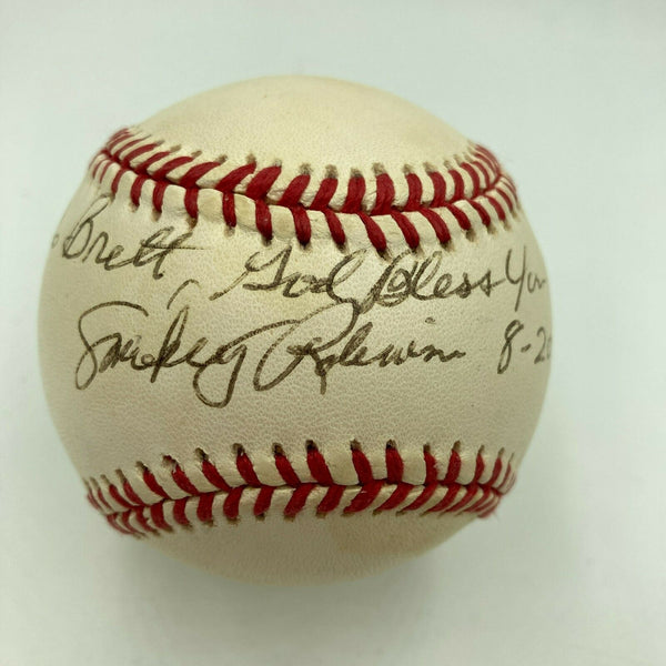 Smokey Robinson Signed Official Major League Baseball PSA DNA COA Singer