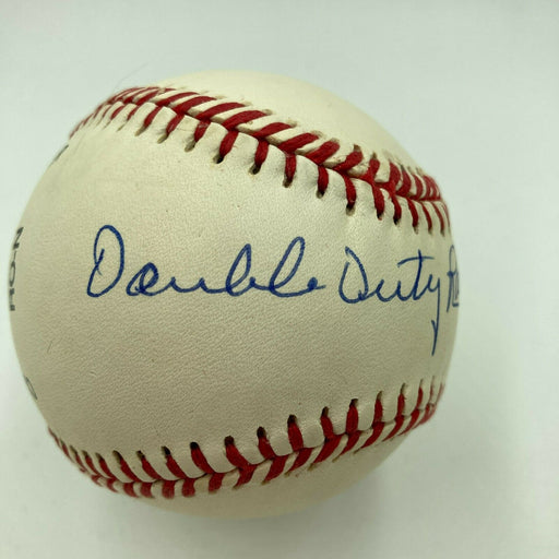 Ted Double Duty Radcliffe Signed Major League Baseball Negro League Legend JSA