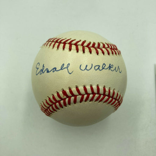 Edsall Walker Signed Official Major League Baseball Negro League Legend JSA