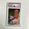 Pete Rose Signed Autographed Vintage Topps Baseball Card PSA DNA COA