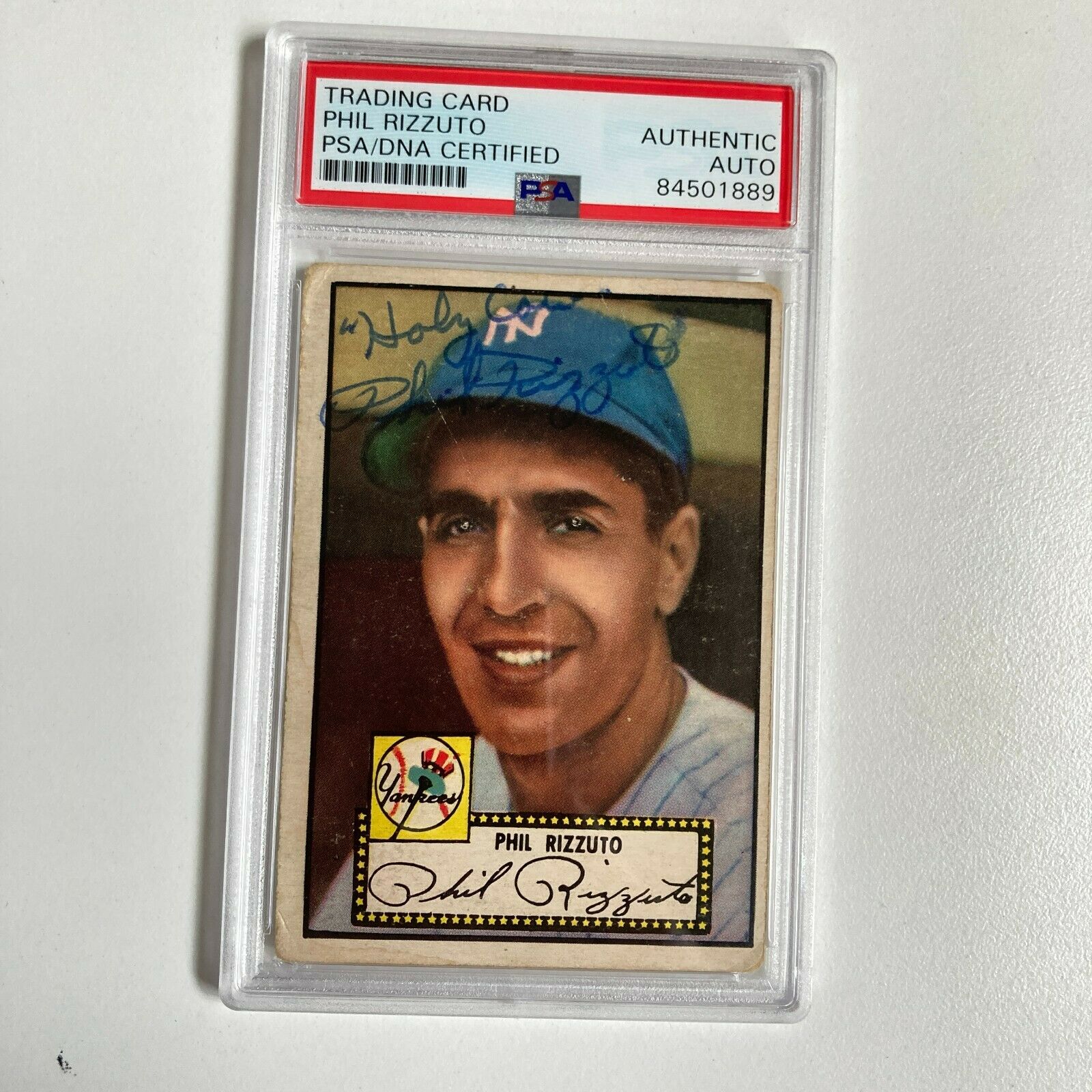 Autographed Baseball Card