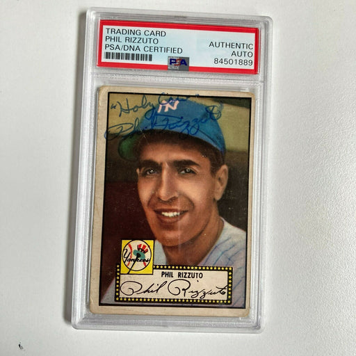 1952 Topps Phil Rizzuto Signed Autographed Baseball Card PSA DNA