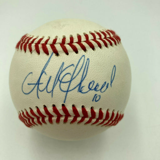 Andrew McCutchen Signed Autographed Official League Baseball With Game Ticket