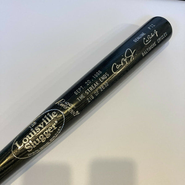 Cal Ripken Jr. The Streak Ends 2632 Games Signed Game Model Baseball Bat JSA
