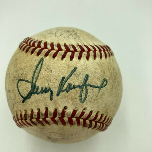Sandy Koufax Signed Vintage Major League Baseball With PSA DNA COA