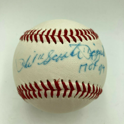 Phil "Scooter" Rizzuto HOF 1994 Signed Autographed Baseball With JSA COA