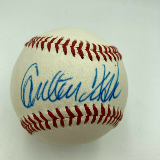 Carlton Fisk Signed Autographed Baseball With JSA COA