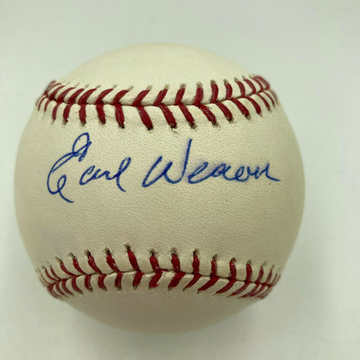 Earl Weaver Signed Autographed Official Major League Baseball JSA COA