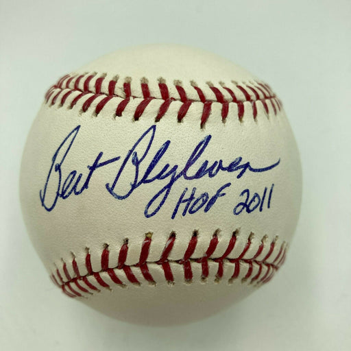 Bert Blyleven HOF 2011 Signed Autographed Major League Baseball With JSA COA