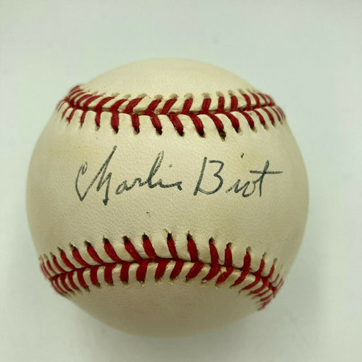 Charlie Biot Signed Baseball Negro League Legend With JSA COA