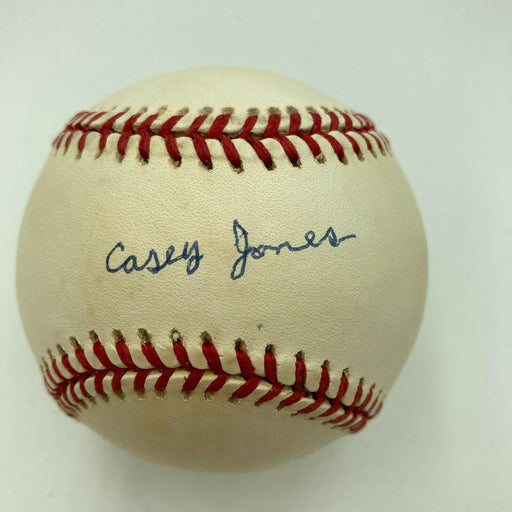 Casey Jones Negro League Legend Signed Major League Baseball JSA COA