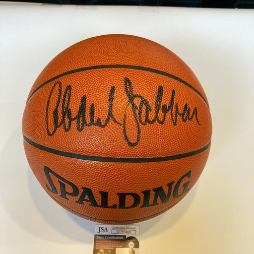 Kareem Abdul Jabbar Signed Spalding Official NBA Game Basketball JSA COA