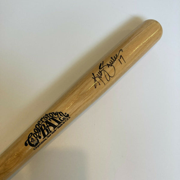 Kelly Gruber Signed Cooperstown Mini Baseball Bat With JSA COA