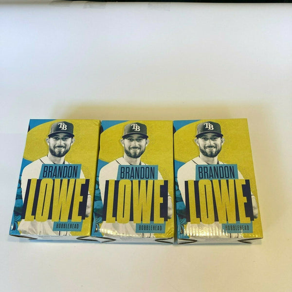 Lot Of (3) Brandon Lowe Tampa Bay Rays Bobblehead SGA
