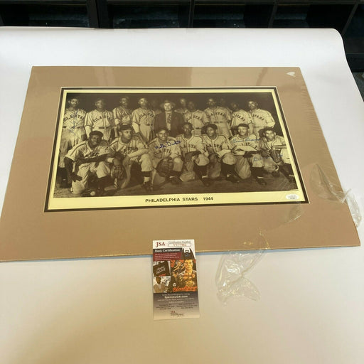 1944 Philadelphia Stars Multi Signed Large Photo Negro League JSA COA