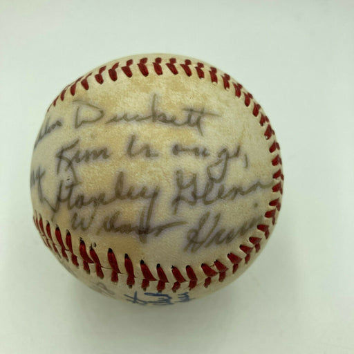 Negro League Legends Multi Signed Commemorative Baseball With JSA COA