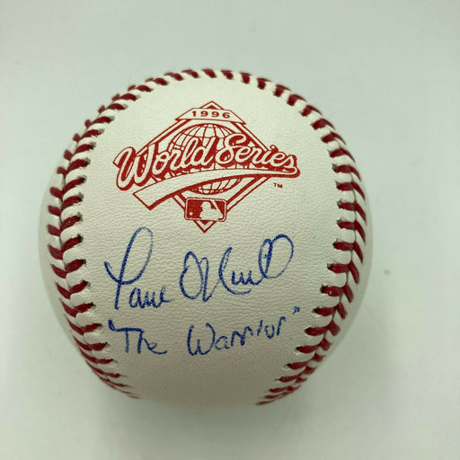 Paul O'neill "The Warrior" Signed Official 1996 World Series Baseball USA Holo