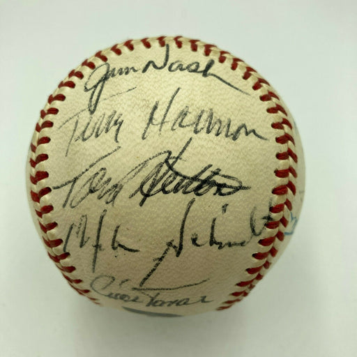 Mike Schmidt 1980's Philadelphia Phillies Team Signed Baseball