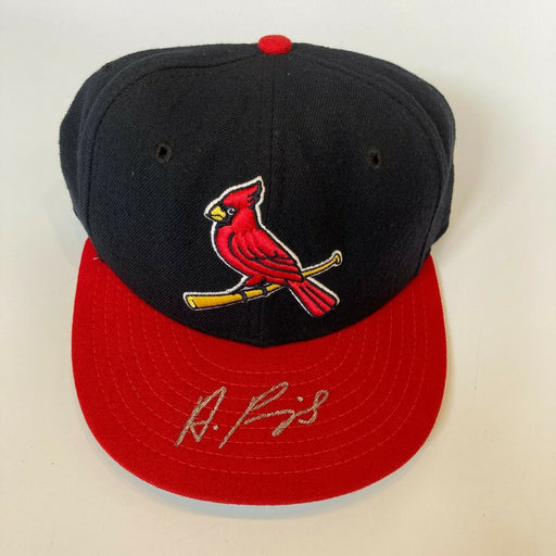 Albert Pujols Rookie Era Signed St. Louis Cardinals Game Model Hat