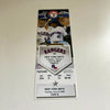 Jose Reyes New York Mets MLB Debut First Game Original Ticket June 10, 2003
