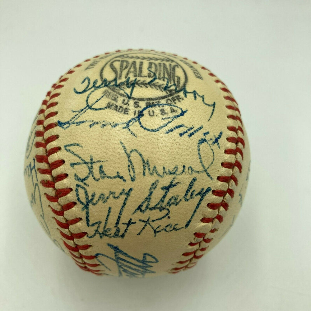 Stunning 1949 St. Louis Cardinals Team Signed Baseball Stan Musial JSA COA