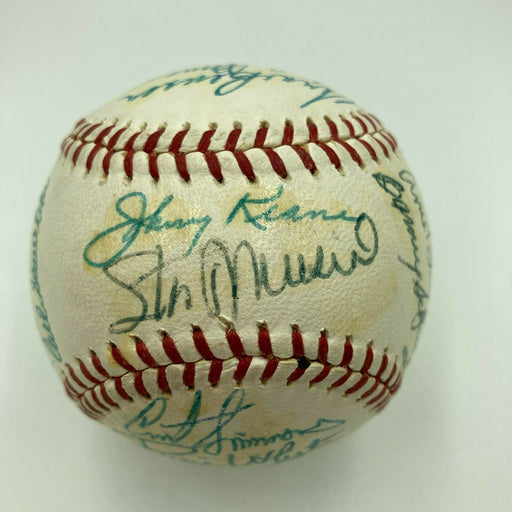 1963 St. Louis Cardinals Team Signed National League Baseball Stan Musial JSA