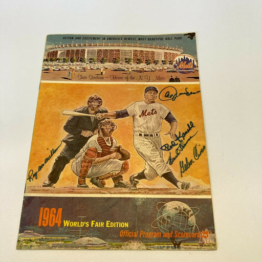 1964 New York Mets Multi Signed Vintage Program