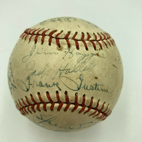 Pittsburgh-Area WWII Servicemen Multi Signed Baseball World War 2