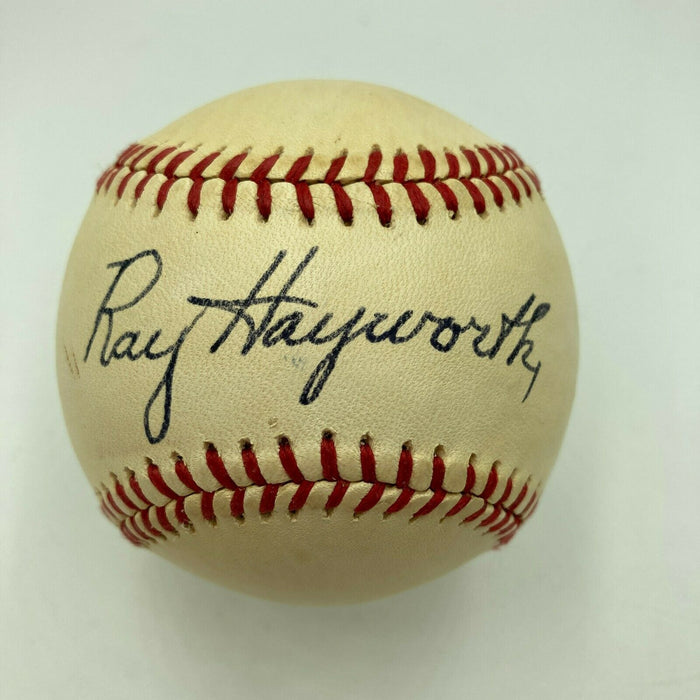 Ray Hayworth Signed American League Macphail Baseball Detroit Tigers JSA COA