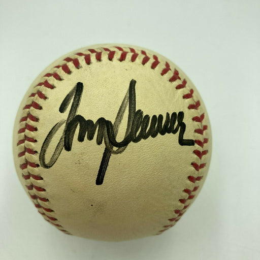 Tom Seaver Signed Autographed Vintage Baseball JSA COA