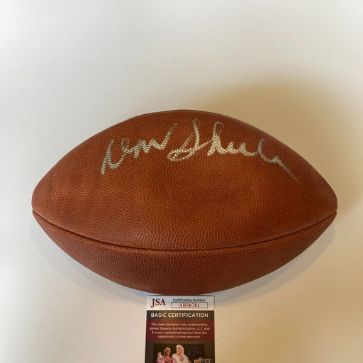 Don Shula Miami Dolphins Signed Wilson NFL Game Football With JSA COA