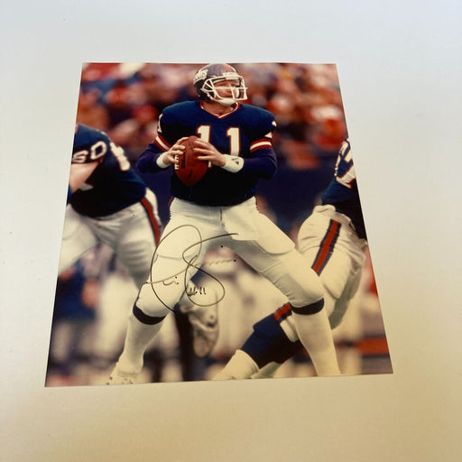 Phil Simms Signed Autographed 8x10 Photo New York Giants