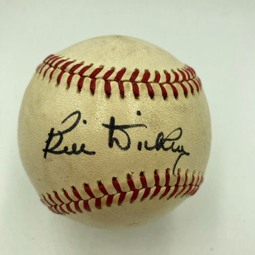 Bill Dickey Signed Vintage American League Macphail Baseball JSA COA