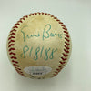 Ernie Banks "8-8-1988" Billy Williams First Cubs Night Game Signed Baseball JSA