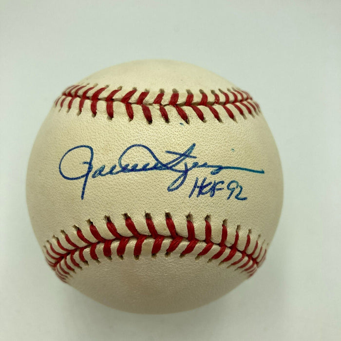 Rollie Fingers HOF 1992 Signed National League Baseball With JSA COA