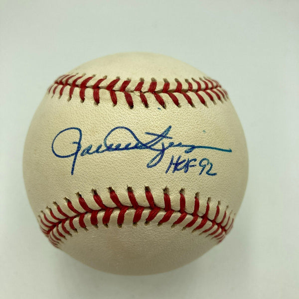 Rollie Fingers HOF 1992 Signed National League Baseball With JSA COA